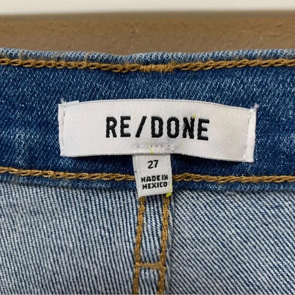 RE/DONE 90s Ultra High Rise Ankle Crop Jeans - Picture 10 of 14